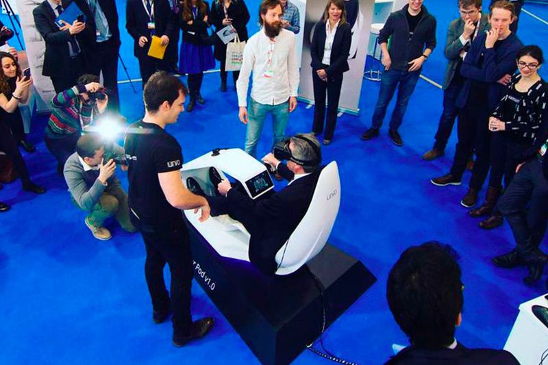 Auf der Cebit in Hannover war bereits das Herzstück, die elektonische Steuerung, zu sehen. (Uniti)