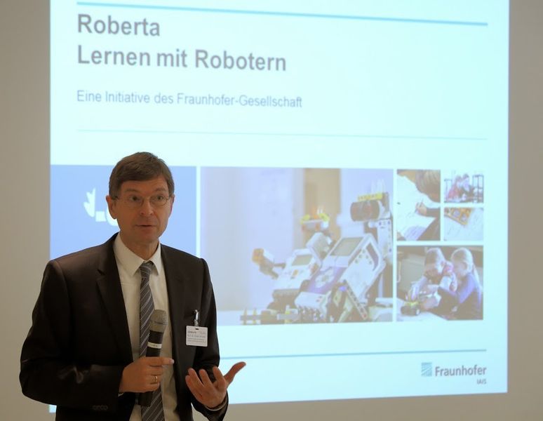 Open Roberta Auftaktveranstaltung: Prof. Dr. Stefan Wrobel, Institutsleiter Fraunhofer IAIS (Google)