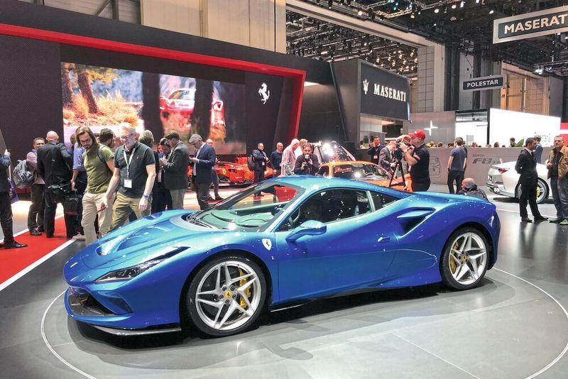 Der Ferrari 488-GTB-Nachfolger F8 Tributo setzt auf einen aufgeladenen 3,9-Liter-V8 mit 529 kW/720 PS. (SP-X/Michael Gebhardt)