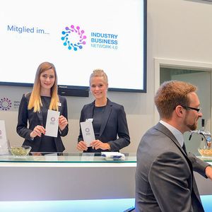 Grosses Interesse an der Herstellerinitiative gab es auch am Stand von MicroStep Europa. Beim Hersteller von automatisierten Plasmaschneider konnten die Besucher das Wichtigste zu den  Verbandsaktivitäten erfahren