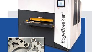 Beidseitige Entgratung und Kantenverrundung für Laserteile in einem Durchgang mit reproduzierbaren Ergebnissen ermöglicht der Edgebreaker 3000. (Arku)