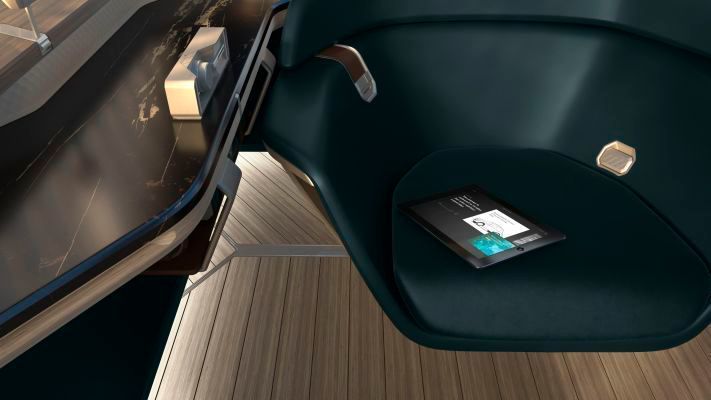 Als Shared-Mobility-Lösung des High-End-Segments stellt der EZ-ULTIMO für seine Nutzer eine Möglichkeit dar, mit maximalem Komfort und in Premium-Ambiente zum Flughafen oder Hotel zu gelangen, eine exklusive Shoppingtour zu unternehmen oder auf Sightseeing-Exkursion zu gehen.  (Renault)