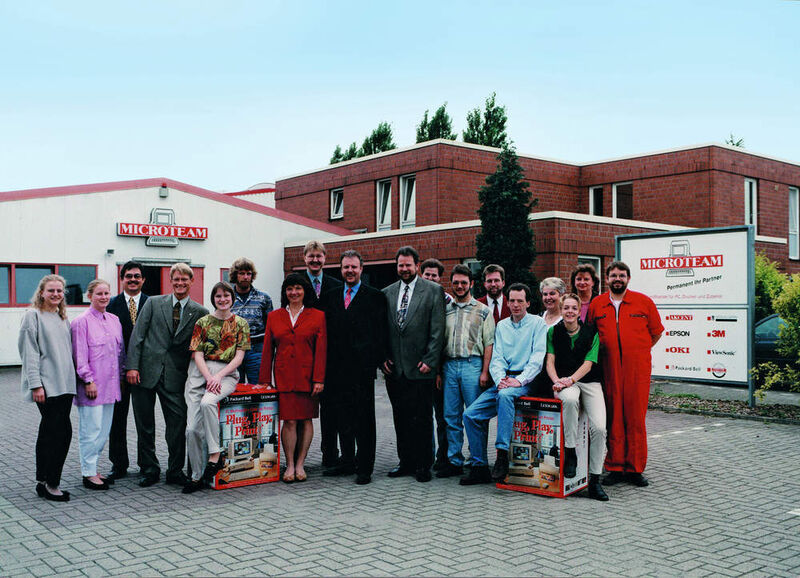 Das Microteam-Team um den Kooperationsgründer Frank Garrelts (Archiv: Vogel Business Media)
