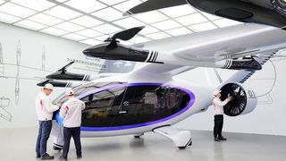 Covestro und der chinesische Autohersteller GAC arbeiten zusammen, um fliegende Autos marktreif zu machen. (Bild: GAC)