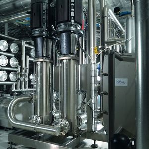 Hochdruckpumpen der Baureihe CRN in einer Membranfiltration 