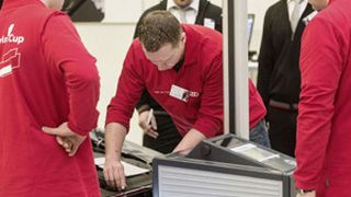 Die Werkstatt-Mannschaft des Autohauses Mais & Glandien hat das Deutschland-Finale des 15. Audi Twin Cups gewonnen. (Foto: Audi)