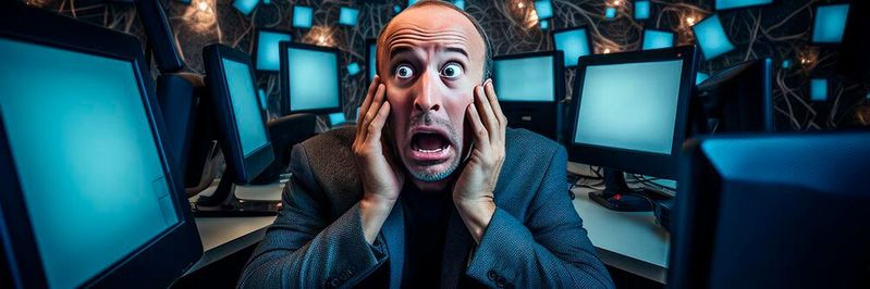 Selbst harmlos anmutende Tastenkombinationen können, wenn sie unbedacht verwendet werden, Panik auslösen.(Bild:  © – esp2k – stock.adobe.com)