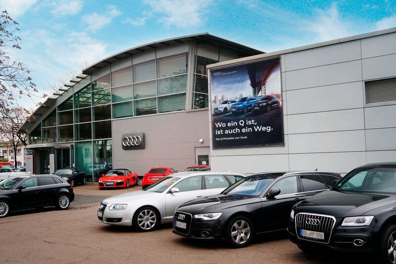 Noch in der alten CI: das Audi-Zentrum Dresden. (Audi-Zentrum Dresden)