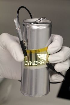 Anwendungen: Mit druckbaren, flexiblen OLEDs werden neuartige Lichtanwendungen wie smarte Verpackungen ermöglicht. (cynora)
