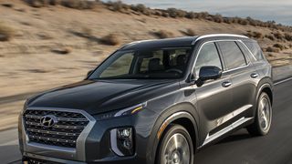 Hyundais SUV-Flaggschiff Palisade wird in Europa nicht verkauft, sorgt auf anderen Märkten jedoch für gute Geschäfte. (Hyundai)