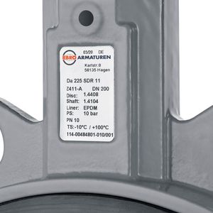 Die neue Baureihe Z 400,  die an die Dimensionen von Kunststoffrohren perfekt angepasst ist, bietet, im Vergleich zu herkömmlichen Klappen aus Kunststoff oder Metall ein Höchstmaß an Sicherheit und Wirtschaftlichkeit.  