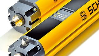 Schmersal hat eine neue Baureihe von Sicherheits-Lichtvorhängen entwickelt, bei denen der Anwender für die Parametrierung der Blanking-Funktion keine PC-Software oder kein Programmiergerät mehr benötigt.  Bild: Schmersal (Archiv: Vogel Business Media)