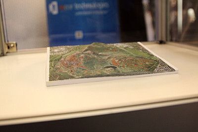 Auch der Druck von Landschaften als geografisch korrekte Reliefs gelingt. (Bild: Königsreuther)