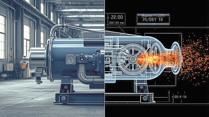 Atlas Copco uses Matlab: Data from 250,000 machines feed the twin(Image: AI-generated)