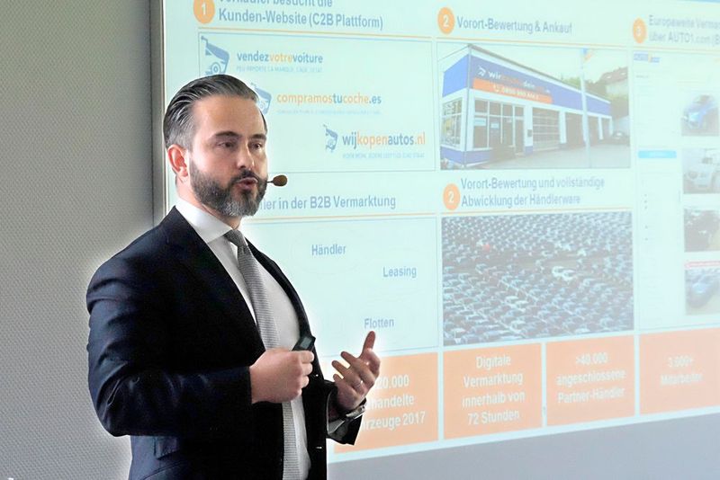 Robert Lasek (Auto1 Group): „Digitale und schlanke Prozesse führen zu kurzen Standzeiten.“ (Bild: Zietz)