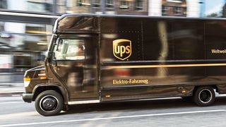 E-Fahrzeug von UPS: Das Unternehmen wurde Anfang des Jahres vom CDP (ehemals als Carbon Disclosure Project bekannt) als weltweites Leuchtturm-Beispiel für seine firmeninternen Bemühungen im Kampf gegen den Klimawandel ausgezeichnet. (UPS)