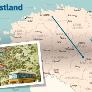 Von der Hauptstadt Tallinn nach Tartu: In der vergleichsweise kleinen Universitätsstadt im Osten des Landes besichtigen wir das Universitätsklinikum in Tartu, die estnische Biobank und Biotech.(Bild:  © Serina Sonsalla / adobe-stock von gt29 / Midjourney, KI-generiert)