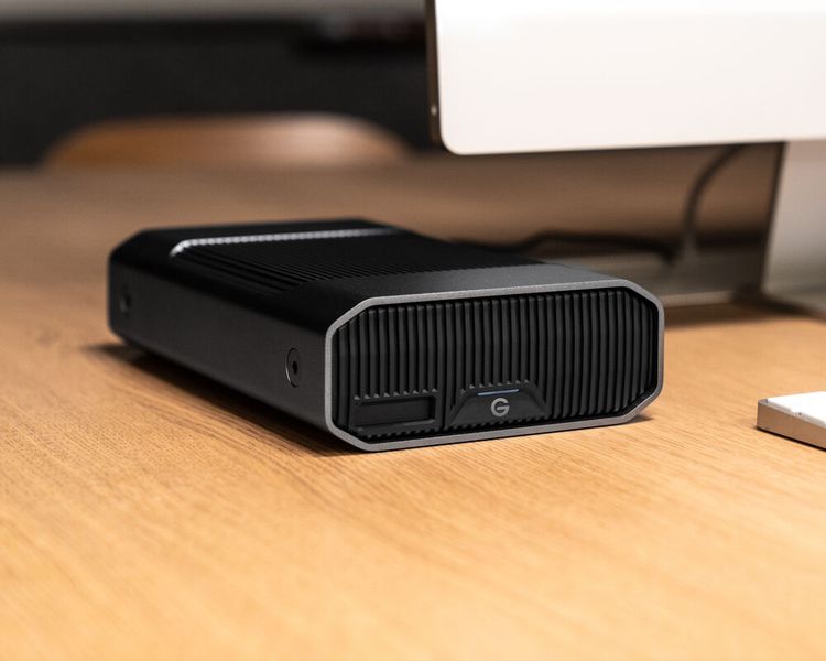 G-Dive Project ist eie externe Ultrastar-HDD mit bis zu 26 TB Kapazität und Thunderbolt-3-Schnittstelle. (Bild: Western Digital)