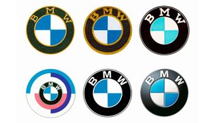 Das BMW-Logo im Wandel der Zeit. (Bild: BMW AG)