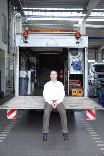Betriebsleiter Michael Zuber hat schon bei der Planung des neuen Betriebs mitgewirkt. (Foto: Rosenow)
