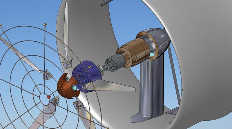 Konstruieren mit Solidworks:  Die gesamte Entwicklung der Technologie zur Nutzung der Windkraft. wurde komplett in SolidWorks durchgeführt. KBE Engineering verfügt über zwölf SolidWorks Arbeitsplätze, einem COSMOSWorks Arbeitsplatz zur Analyse von Konstruktionsdaten und einem SolidCAM Arbeitsplatz für die Fertigung. (Archiv: Vogel Business Media)