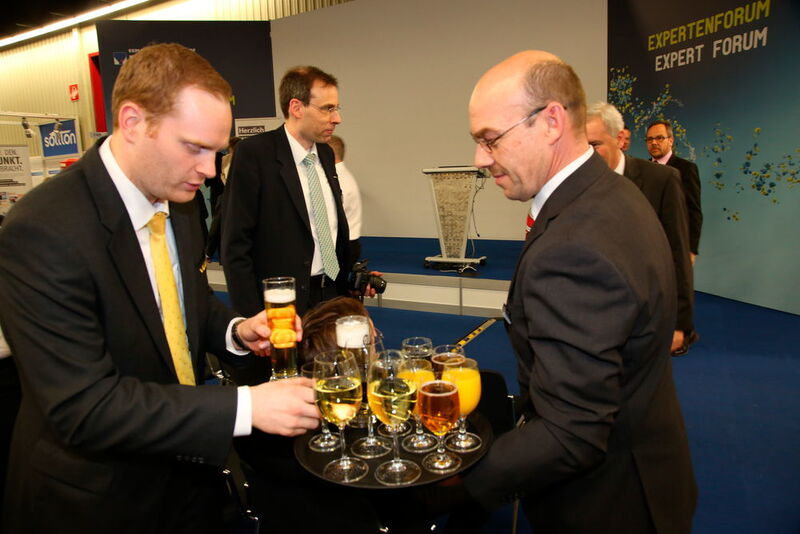 Innovations were the stars of the first Powtech evening (Picture: Nürnberg Messe / Frank Boxler)
