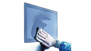 Leicht zu montieren, leicht zu reinigen: das HMI Control von Systec & Solutions (Bild: Dirk Gebhardt)