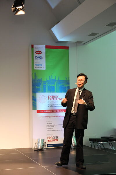 Im Anschluss hielt Dr. Guan Tien Tan von Yokogawa einen spannenden Vortrag über... (Stephan/Schäffner/PROCESS)
