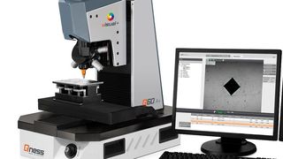 Für Kleinlast-Härteprüfgeräte bietet Qness eine hochauflösende Farbbildkamera an. Der Anwender erhält dadurch deutlich mehr Informationen bei sämtlichen Prüfaufgaben. (Hahn+Kolb)