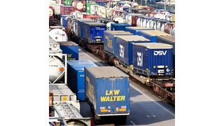 Mit dem neuen Service DB Schenker Hangartner bietet das Bahn-Unternehmen seinen Kunden aus Handel und Industrie die Kombination aus Straßen- und Schienentransport aus einer Hand. Bild: DB Schenker (Archiv: Vogel Business Media)