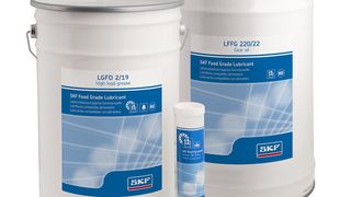 Mit den lebensmittelverträglichen Schmierstoffen von SKF können Anwender die Zuverlässigkeit und Sicherheit ihrer Lebensmittel- und Getränkeanlagen verbessern. (Bild: SKF)