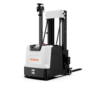 Der mobile Gabelstapler KMF 1500P-CB wird auf der Logimat 2026 erstmals zu sehen sein.(Bild:  Kuka Deutschland)