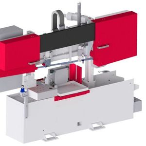 Mit der HBE320-523 3D bietet Behringer eine Säge an, die für eher kleinere Bauteile bis zu einer Größe von 500 mm × 300 mm geeignet ist. Sie sei leicht zu rüsten und relativ platzsparend.