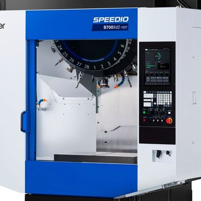 La nouvelle Brother Speedio S700Xd2-100T, évolution de la S700Xd1, dispose désormais d'un magasin pour 100 outils pour encombrement identique. (Source : Tolus Group)