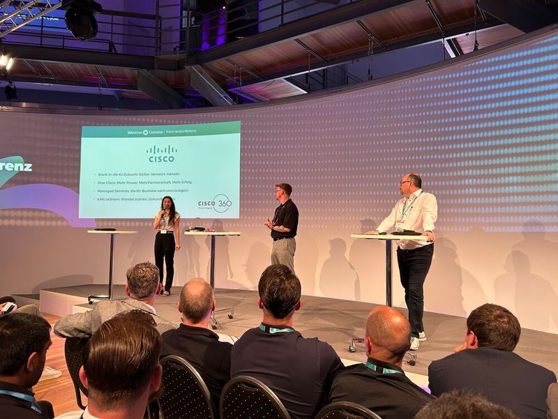 In diesem Jahr gab es keine Breakout-Sessions bei der Konferenz, jedoch einige Hersteller-Pitches.  (Bild: Vogel IT-Medien)