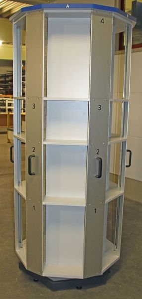 Das Layout des Flexitower lässt sich über den Onlinekonfigurator gestalten. (Alusystems)