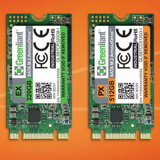 Die Greenliant-SATA-M.2-SSDs der ArmourDrive-Reihe sollen besonders robust und ausdauernd sein.(Bild:  Greenliant)