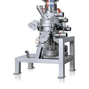 Der weiterentwickelte TTSP Sichter ist als einziges Gerät auf dem Markt in der Lage, auch für Metallpulver zwei Trennschnitte in einer Maschine zu realisieren.(Bild:  Hosokawa Alpine)