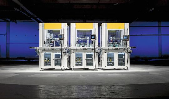 Wie die Modularisierung funktionieren kann, demonstriert Harting mit der Smart Factory „HAII4YOU“, einer Pilot- und Demonstrationsanlage.(Bild:  Harting)