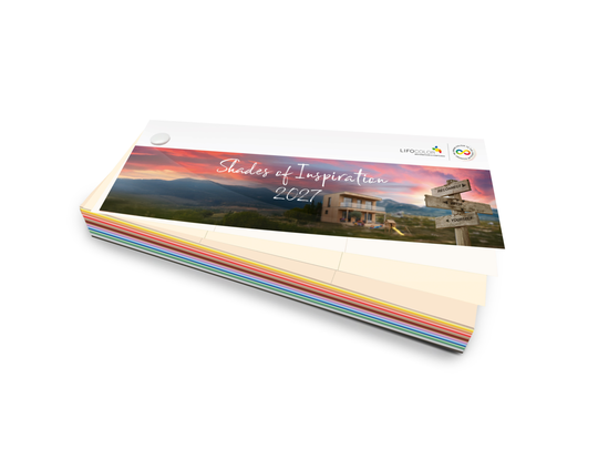 Mit den „Shades of Inspiration 2027“ empfiehlt der Masterbatch-Hersteller Lifocolor 54 wegweisende Farbtöne für vier Branchen aus der Konsumgüterindustrie.(Bild:  Lifocolor)