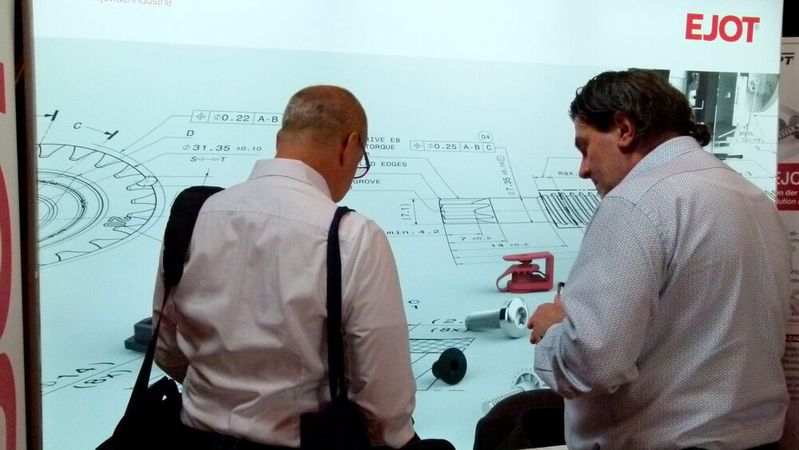 Ejot zeigte letztes Jahr in Sindelfingen u.a. die Vorteile und Einsatzgebiete gewindefurchender Schrauben. (Bild:  D.Quitter/VCG)