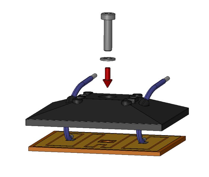 Die Montage des Bremswiderstands auf dem Kühlkörper erfolgt mittels zentraler Einlochbefestigung (Archiv: Vogel Business Media)