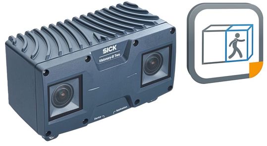 Visionary AI-Assist: Intelligente Kollisionsvermeidung und Bereichsüberwachung mit robuster 3D-Vision von Sick.(Bild:  Sick)