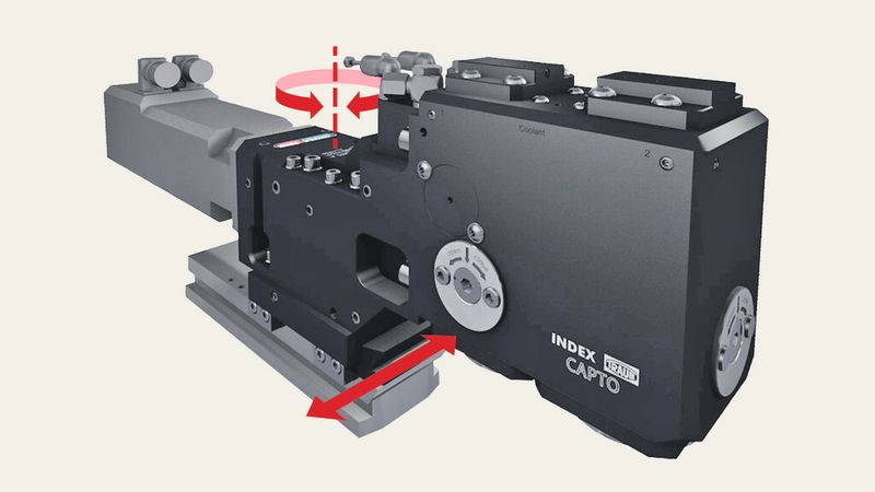 Bild 2: Das Monoblockgehäuse wird über eine einfach zu bedienende Ausrichteinrichtung justiert. (Bild: Index)