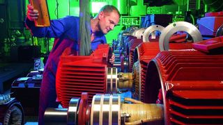 Auch Rohstoff- und Energieeinsparungen  spielen bei der Produktion energieeffizienter Motoren bei VEM eine wichtige Rolle. Bild: VEM Gruppe (Archiv: Vogel Business Media)