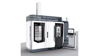 DMG Mori automation solutions such as the PH 10 increase the productivity of the company's new 5-axis machining centre, DMU 20 linear. (Source: DMG Mori )