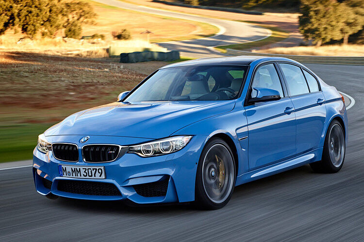 BMW stellt den neuen M3 vor. Neben der schnellen Mittelklasselimousine kommt das umbenannte Coupé: (Foto: BMW)