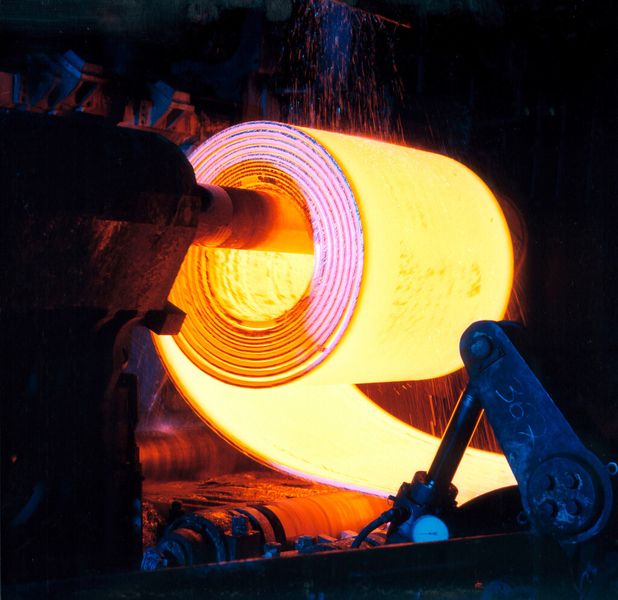 Die Coilbox im Warmbandwerk von Thyssen Krupp Steel Europe. (Bild: Thyssen Krupp Steel Europe)