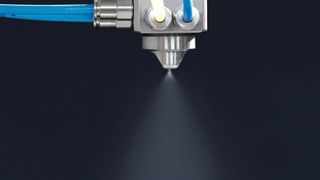 Die Nano-ABC-Düse zerstäubt Tablettenlacke mit einem Durchsatz von 1 bis 10 g/min. (Bild: Düsen-Schlick)