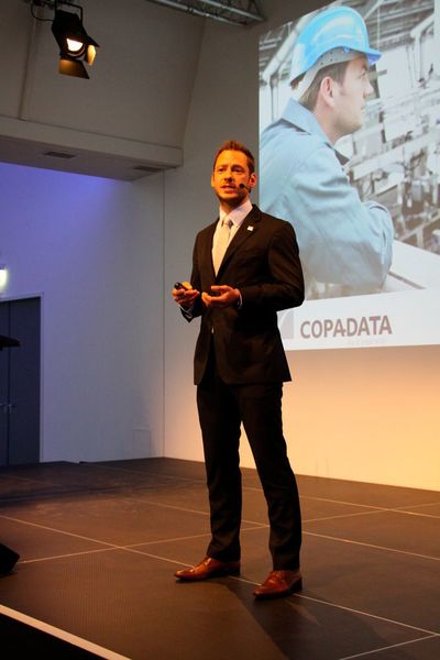 Stefan Reuther von Copa-Data referierte über den Erfolgsfaktor Energieeffizienz. (elektrotechnik/Karin Pfeiffer)